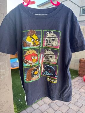 Gap x Angry Birds x Star Wars Graphic Tee size 6/7